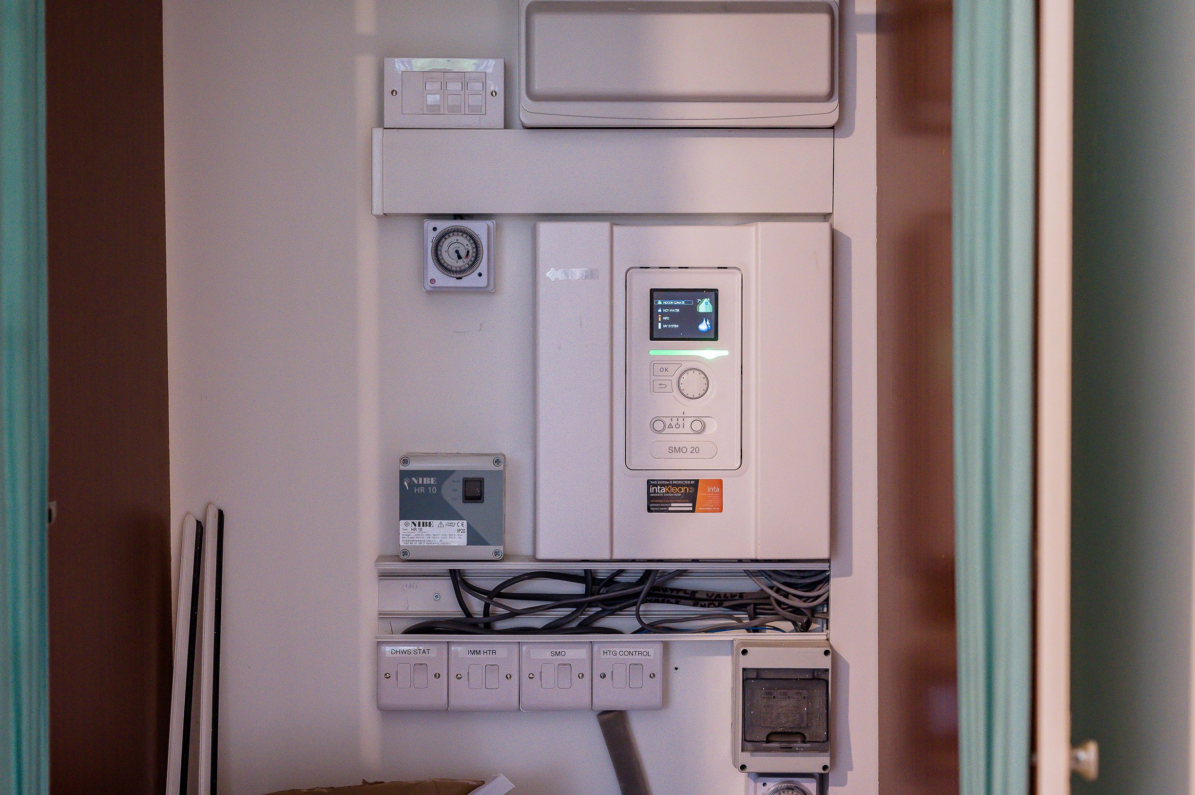 Battery Storage in the plant room of a retrofitted bungalow